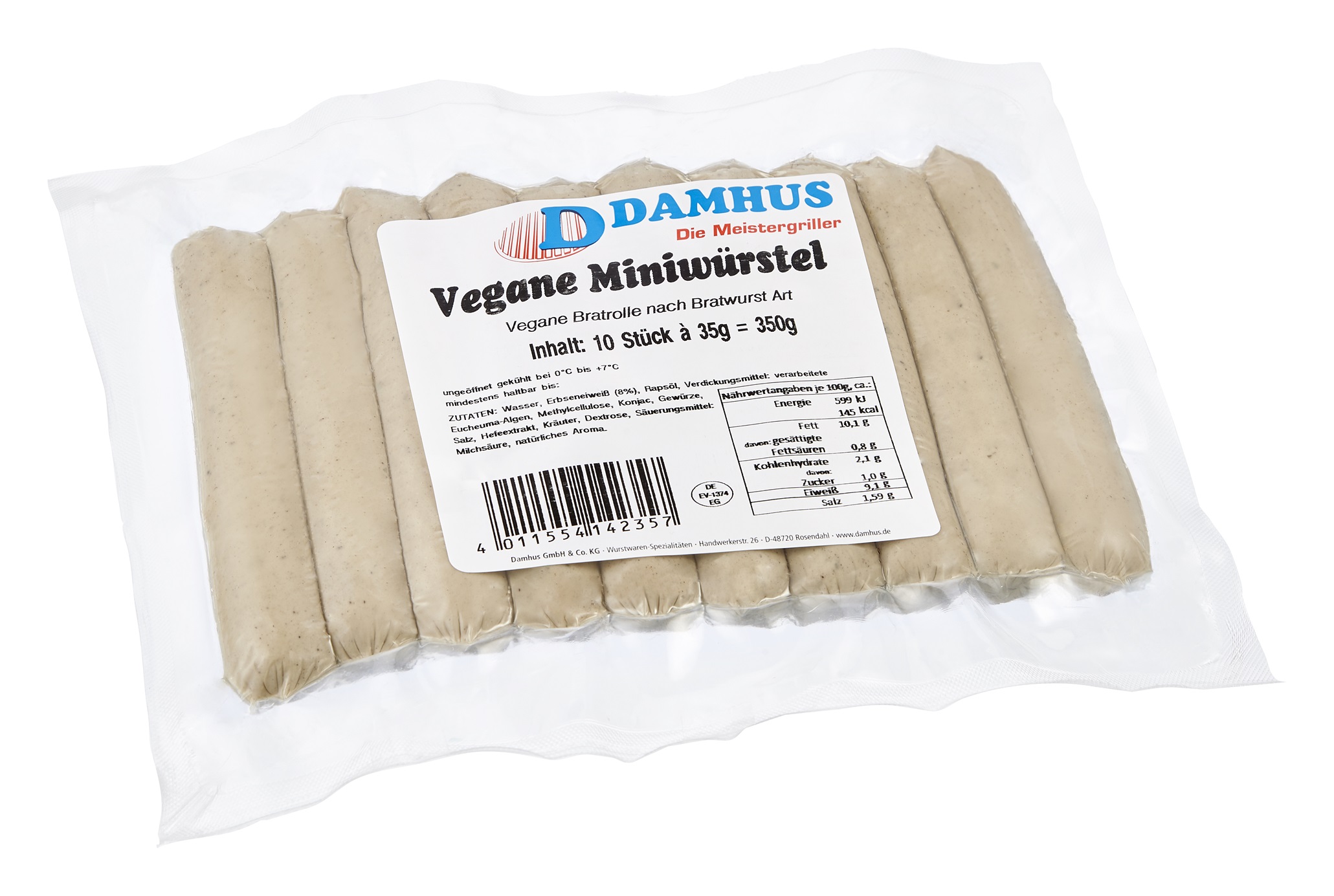 Vegane Bratwürstel 10x35g