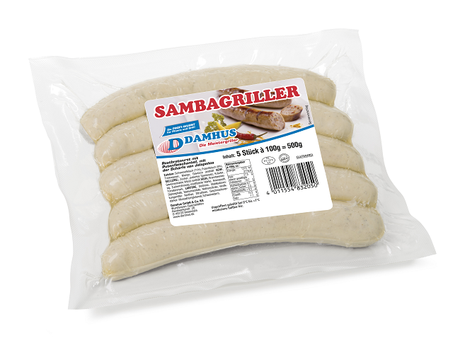 Damhus Sambagriller, 5x100g, Naturdarm Damhus Sambagriller, 5x100g, Naturdarm